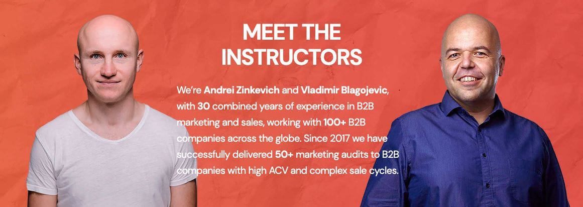 Zinkevich & Blagojevic – B2B Marketing Strategy Playbook - instructors