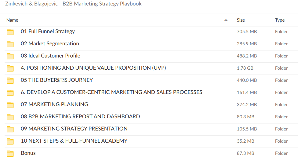 Zinkevich & Blagojevic – B2B Marketing Strategy Playbook