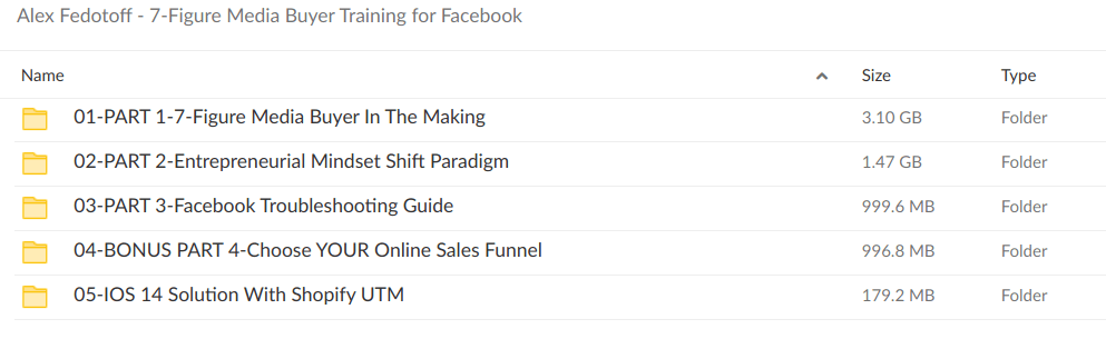 Alex Fedotoff – 7-Figure Media Buyer Training for Facebook - download