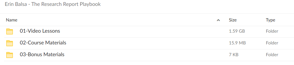 Erin Balsa – The Research Report Playbook - download