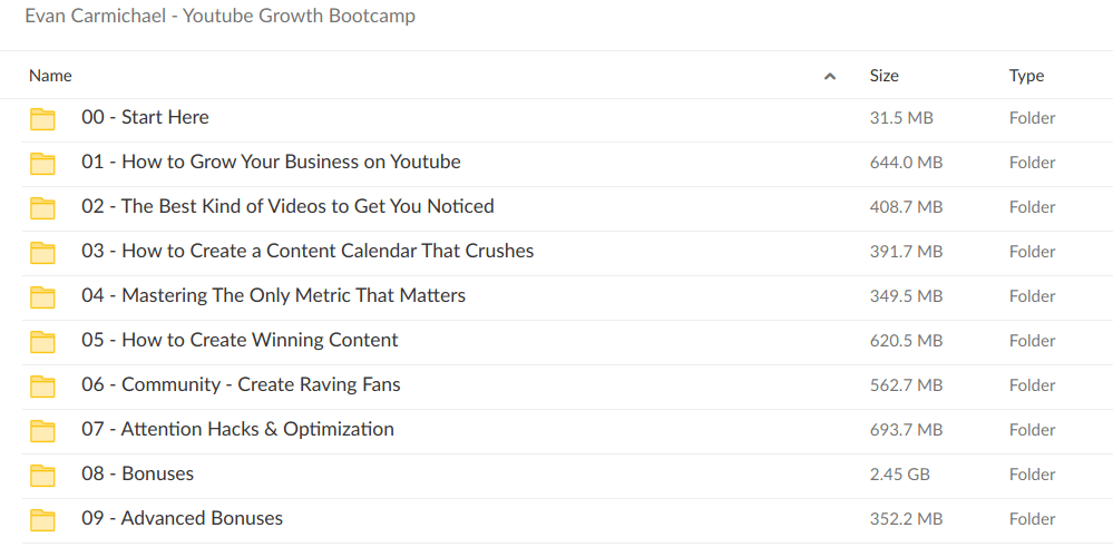 Evan Carmichael – Youtube Growth Bootcamp - download