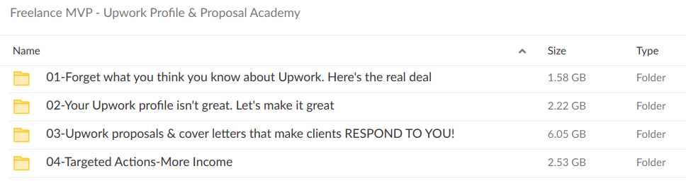Freelance MVP – Upwork Profile & Proposal Academy - download
