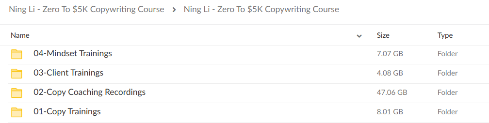 Ning Li – Zero To $5K Copywriting Course - download