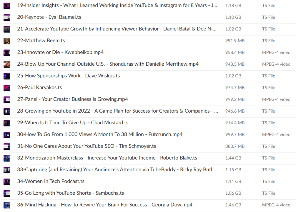 VidSummit – Replays 2022