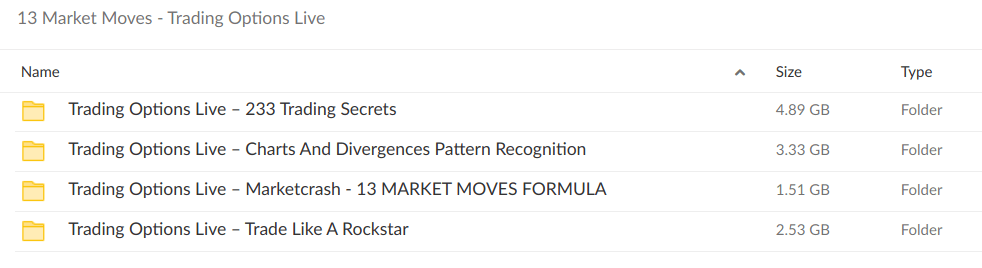 13 Market Moves – Trading Options Live - download