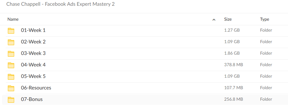 Chase Chappell Facebook Ads Expert Mastery 20 - download