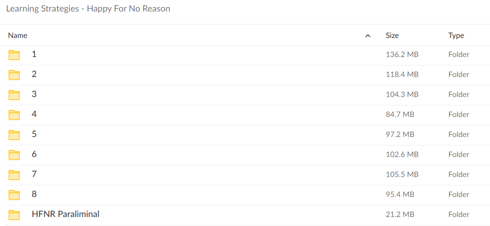 Learning Strategies - Happy For No Reason - Marci Shimoff