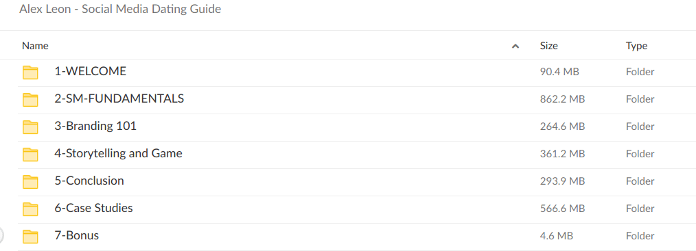 Alex Leon Social Media Dating Guide - download