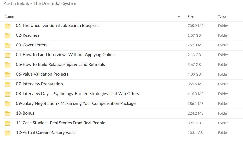 Austin Belcak The Dream Job System - download