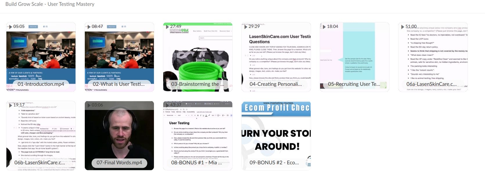 Build Grow Scale User Testing Mastery - download