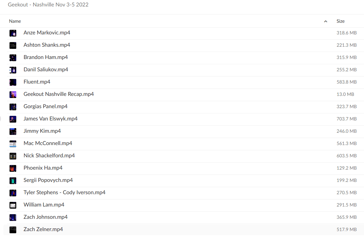 Geekout Nashville Nov 3-5 2022 - download