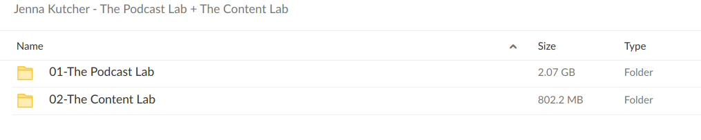 Jenna Kutcher The Podcast Lab + The Content Lab - download