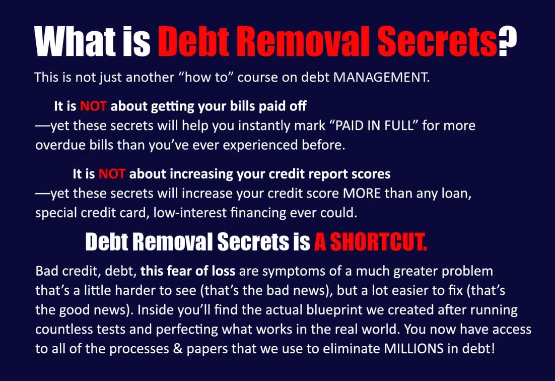Private Wealth Academy Debt Removal Secrets - feature