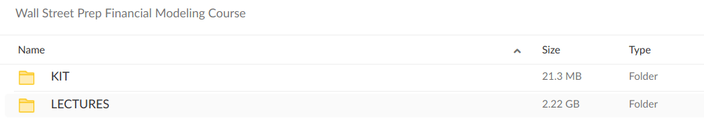 Wall Street Prep Financial Modeling Course - download