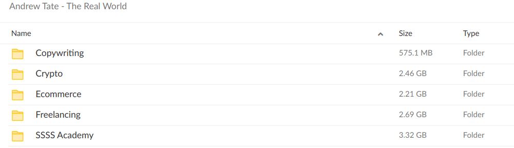 Andrew Tate The Real World - download