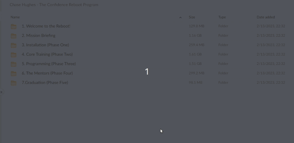 Chase Hughes – The Confidence Reboot Program Download