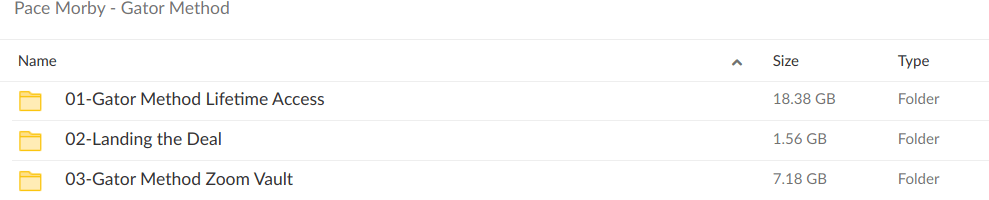 Pace Morby Gator Method - download