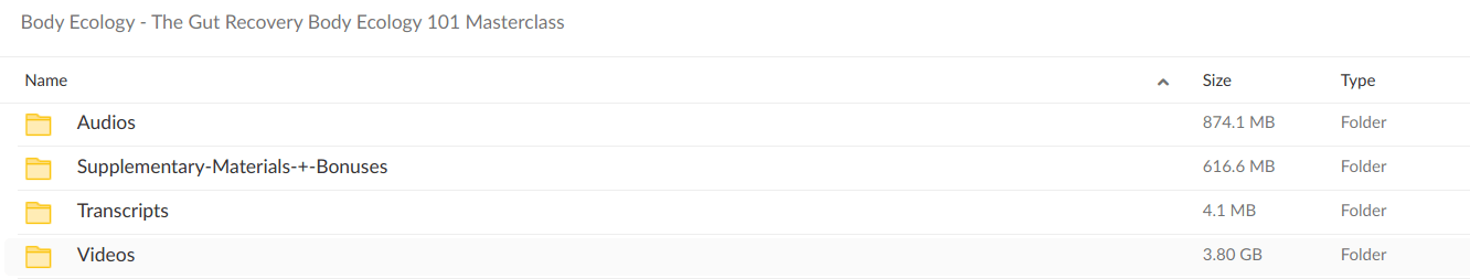 Body Ecology 101 - download proof