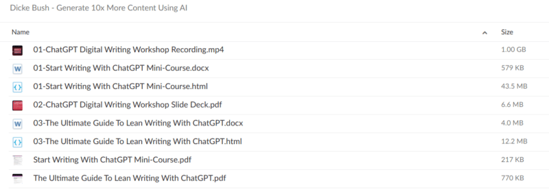 Dicke Bush Generate 10x More Content Using AI - download