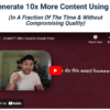 Dicke Bush Generate 10x More Content Using AI - feature img