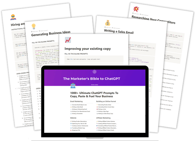 FREE DOWNLOAD Igor Pogany - The Marketers Bible to ChatGPT