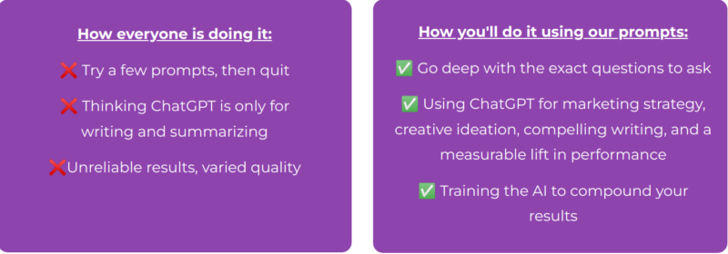 How you'll do it using our prompts