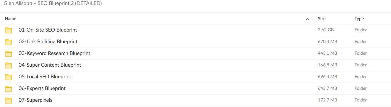 Glen Allsopp SEO Blueprint 2 DETAILED Download