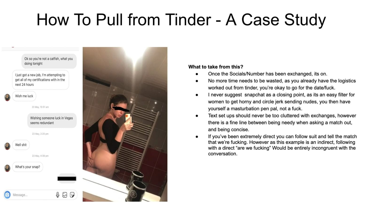 Leon White - CRACK THE TINDER ALGORITHM - screeshot 1