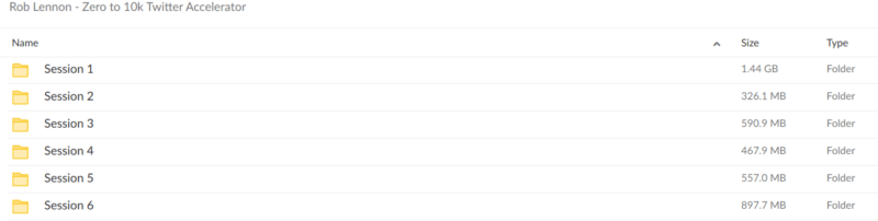 Zero to 10k Audience Accelerator by Rob Lennon