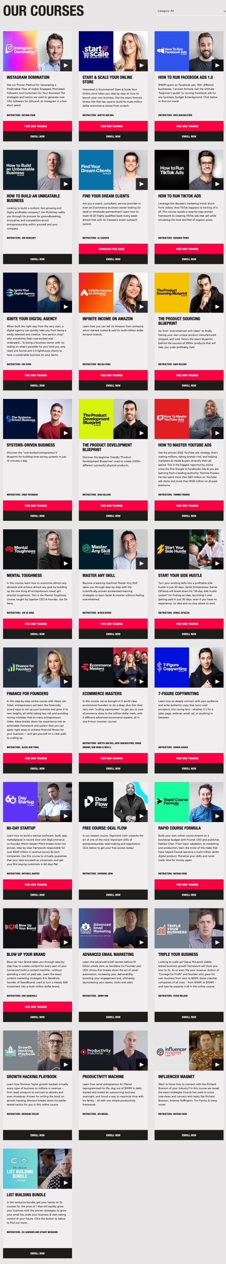 Foundr – All Courses Bundle Download