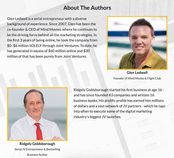 Glen Ledwell and Ridgely Goldsborough