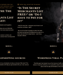 The Secret Merchants List of Over 2000 Dropshippers and Amazon FBA Suppliers Based in The US