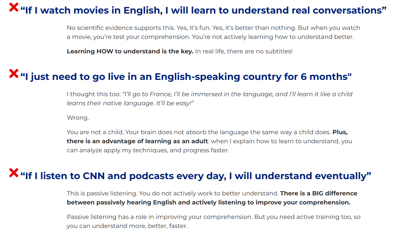 3 Myths about understanding real fast English