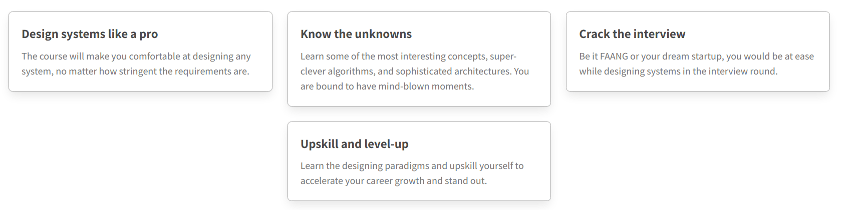 Arpit Bhayani - System Design for Beginners - reason to join