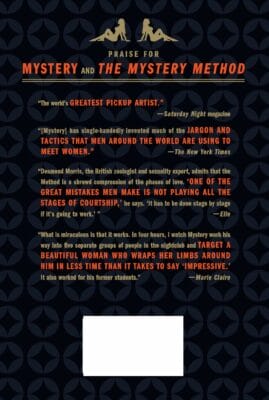 Erik Von Markovik - The Mystery Method How To Get Beautiful Women Into Bed - back