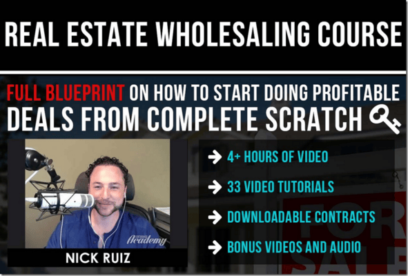 Real Estate Wholesaling Course by Nick Ruiz - Download