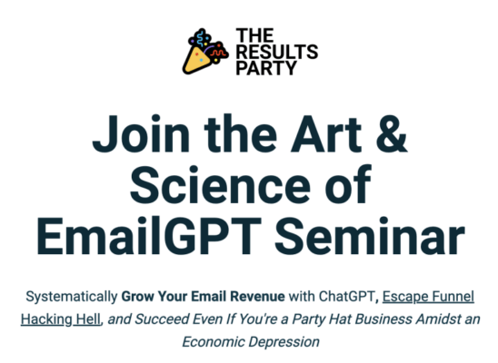 Mike Becker – Art & Science of EmailGPT Seminar