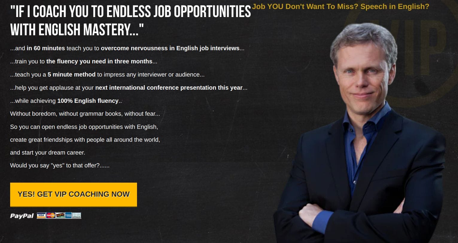 AJ Hoge - Effortless English VIP COACHING New 2023