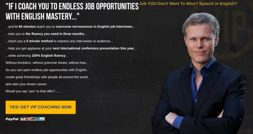 AJ Hoge - Effortless English VIP COACHING New 2023