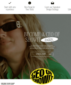 Becca Luna CEO of Showit