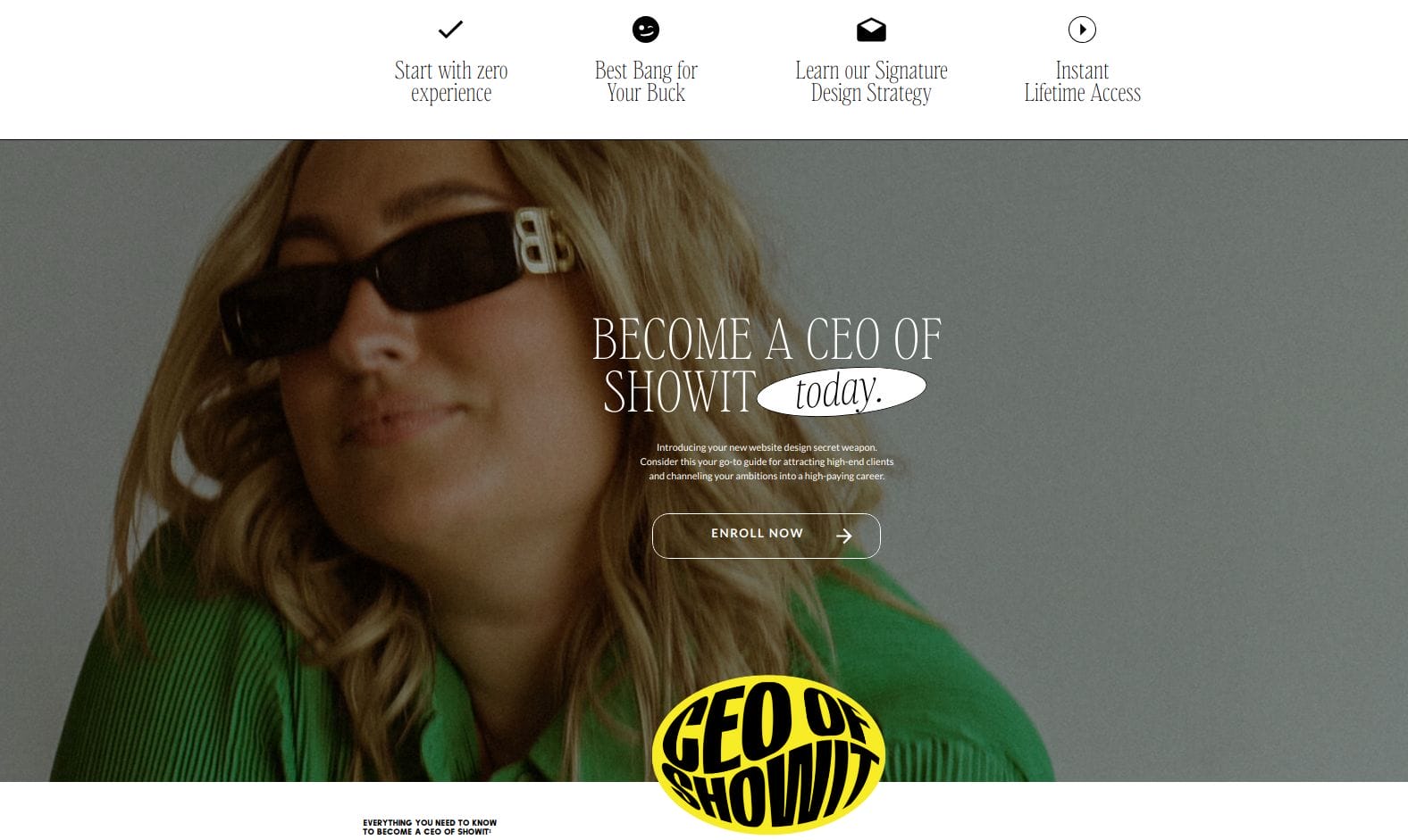 Becca Luna CEO of Showit