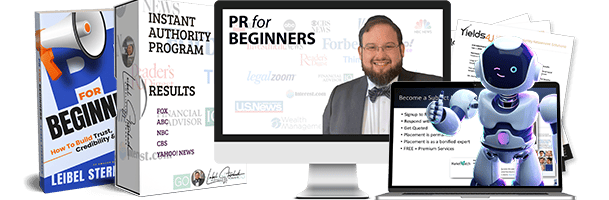 Leibel Sternbach PR For Beginners - banner