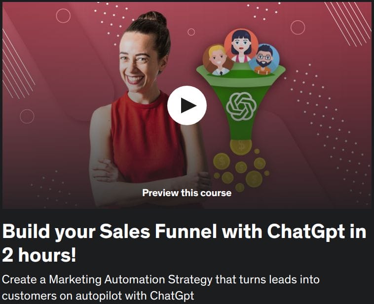 Thalita Milan - Build your Sales Funnel with ChatGpt in 2 hours