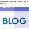 Mohammad Umar Farooq - Ai-Content Niche Site Building Course