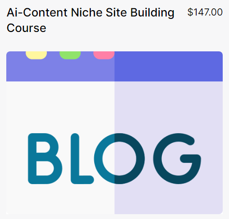 Mohammad Umar Farooq - Ai-Content Niche Site Building Course