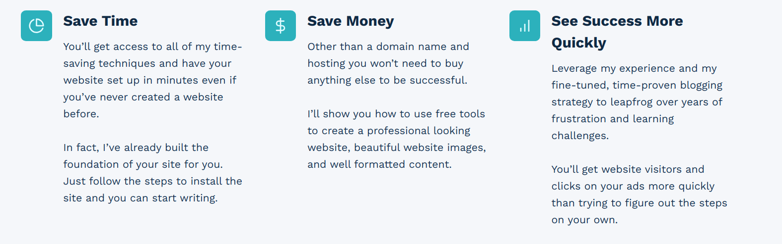 Save Time Save Money Quick Success