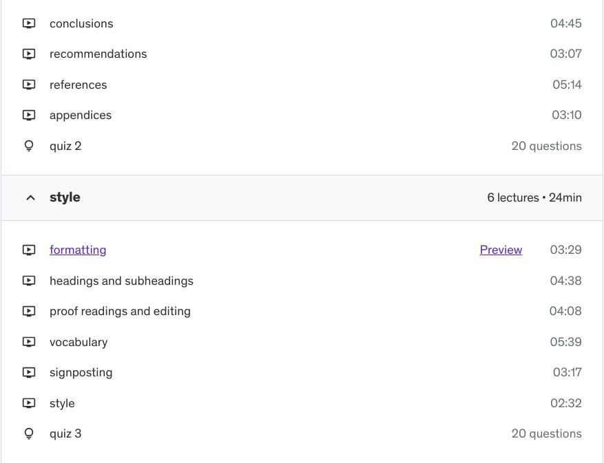 Business English for ESL_ writing business reports course content 2