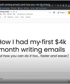 Sean Anthony – Email Side Hustle Coaching