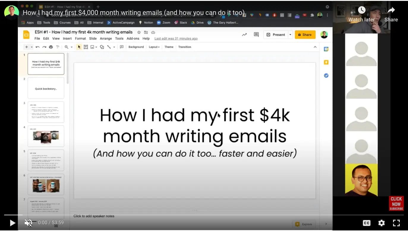 Sean Anthony – Email Side Hustle Coaching