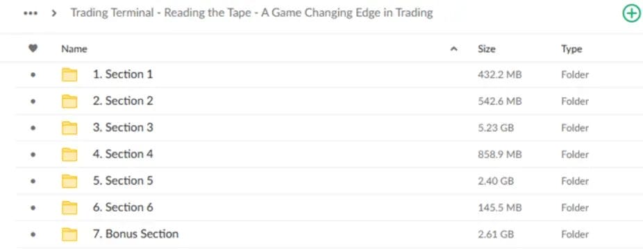 Proof of Files - Trading Terminal – Reading the Tape – A Game Changing Edge in Trading
